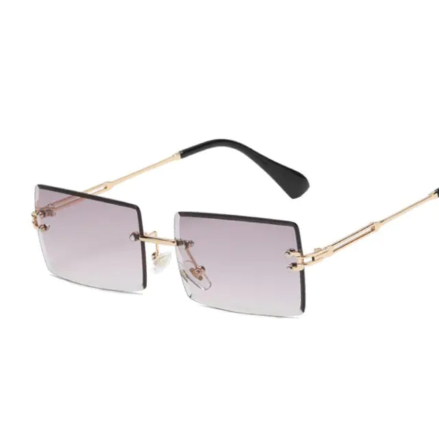Lunettes de soleil design à lentille océanique sans cadre
