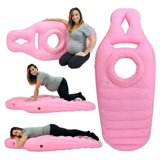 Oreiller de grossesse gonflable en polymère pour femme enceinte, matelas de yoga, de lit, de couchage