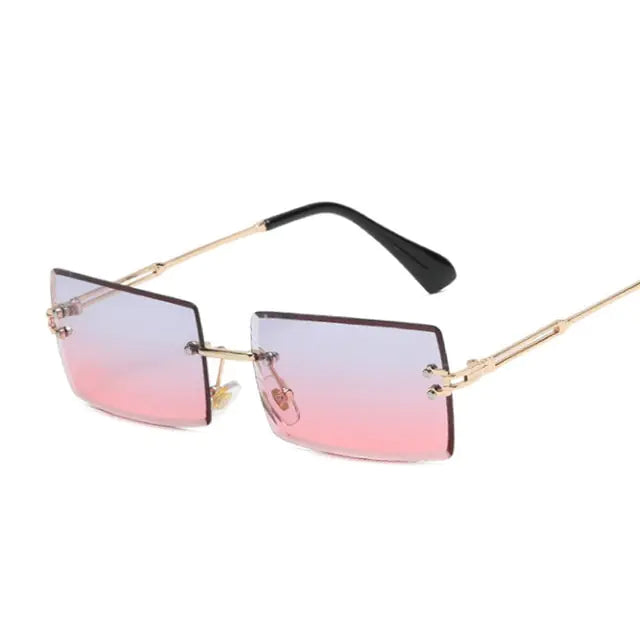 Lunettes de soleil design à lentille océanique sans cadre