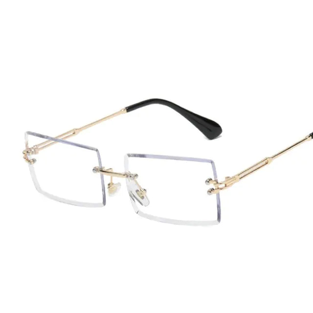 Lunettes de soleil design à lentille océanique sans cadre