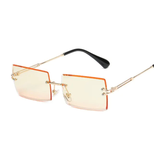 Lunettes de soleil design à lentille océanique sans cadre