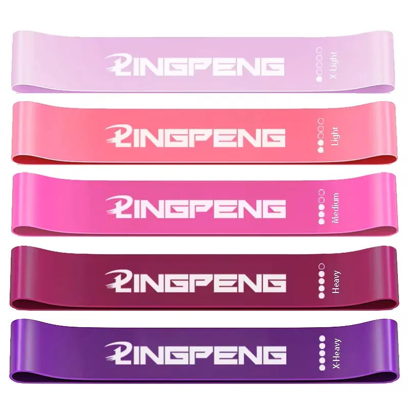 Renforcez et Tonifiez Vos Muscles avec 5 Bandes Élastiques de Haute Qualité
