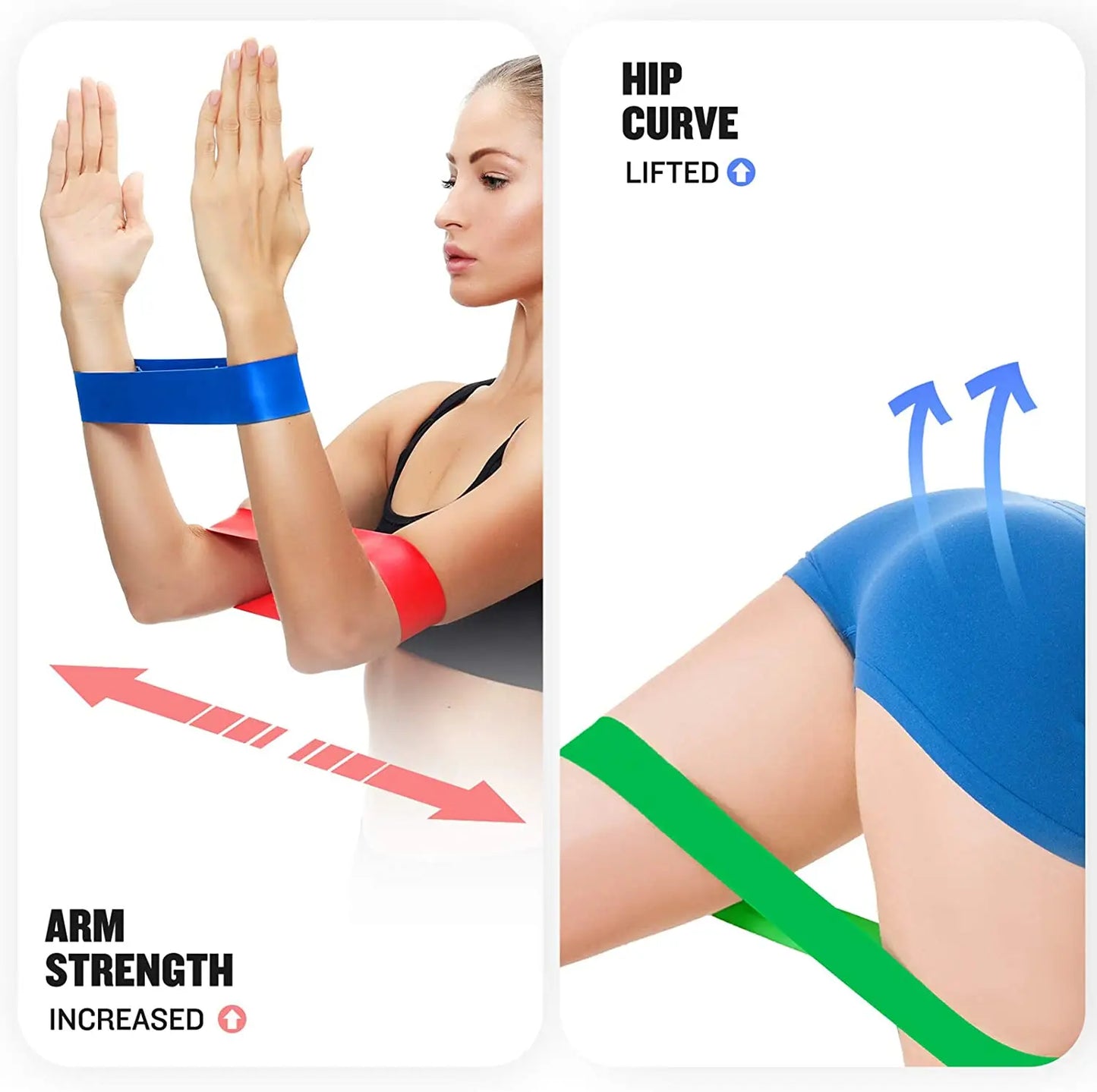 Renforcez et Tonifiez Vos Muscles avec 5 Bandes Élastiques de Haute Qualité