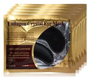 Masque pour les yeux en cristal de collagène doré, patchs de soin pour les yeux, raffermissant, hydratant, nourrissant, produits de soins pour la peau, 20 pièces = 10 paires