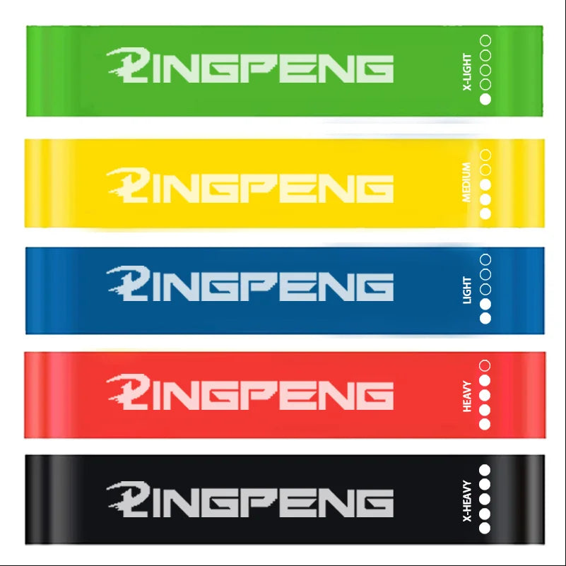Renforcez et Tonifiez Vos Muscles avec 5 Bandes Élastiques de Haute Qualité