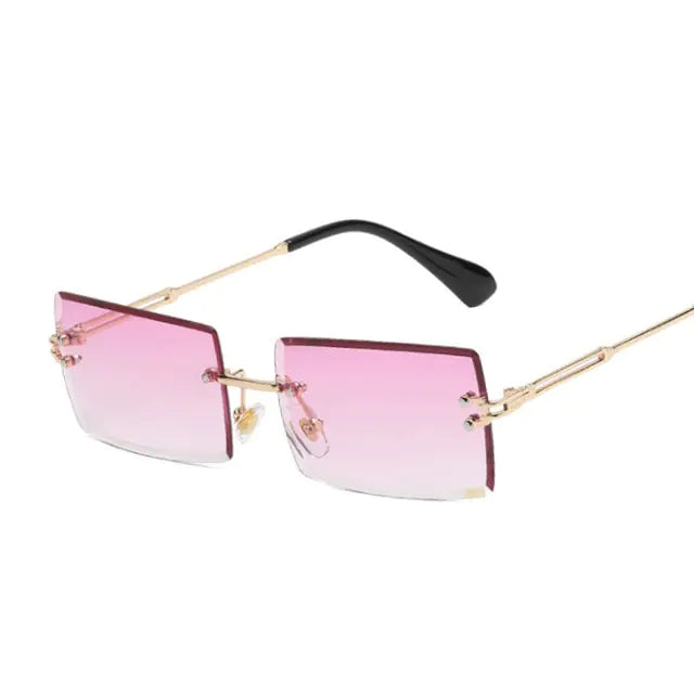 Lunettes de soleil design à lentille océanique sans cadre