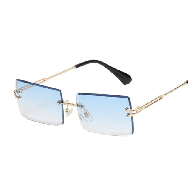 Lunettes de soleil design à lentille océanique sans cadre