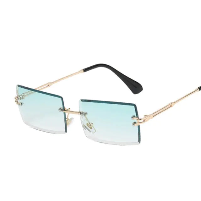 Lunettes de soleil design à lentille océanique sans cadre