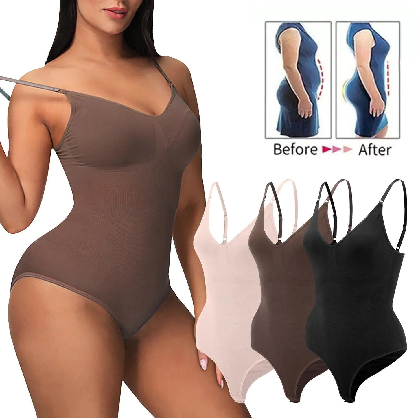 Body shapewear sans couture pour femme